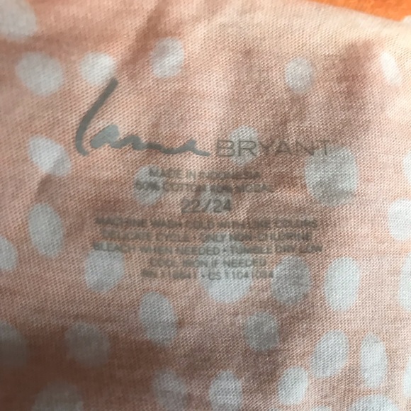 Lane Bryant polka dot tank top - Picture 5 of 5